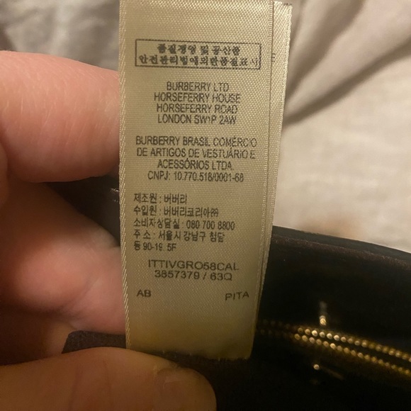 BURBERRY Nova check PVC shoulder handbag. Authentic - Picture 12 of 14